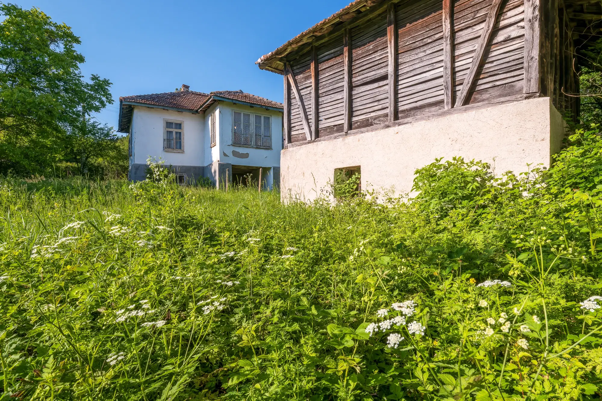 Huis met 2 schuren en 965 m2 grond in Izvor Mahala (Vidin) - Bulgarije