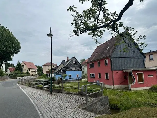 Vrijstaande vakwerkwoning in Niedercunnersdorf - Duitsland