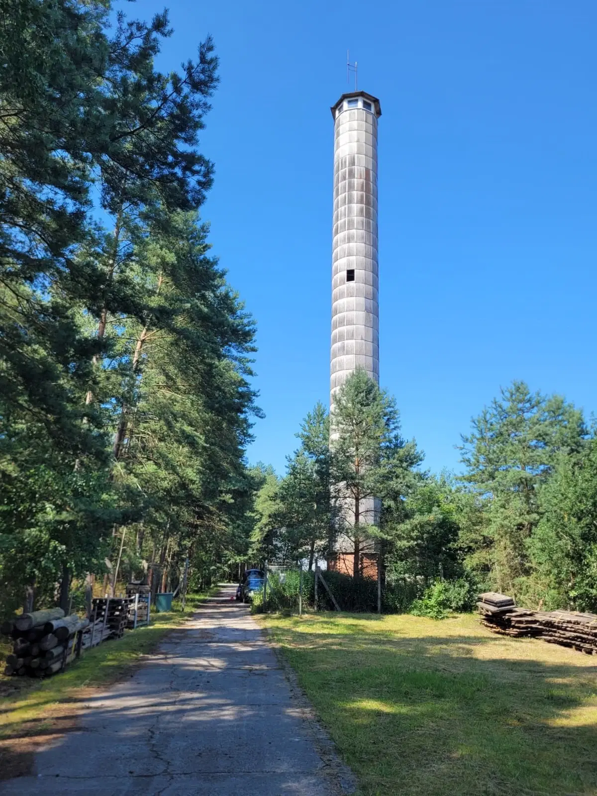 Vooroorlogse uitkijktoren 40 meter - Lübtheen - Duitsland
