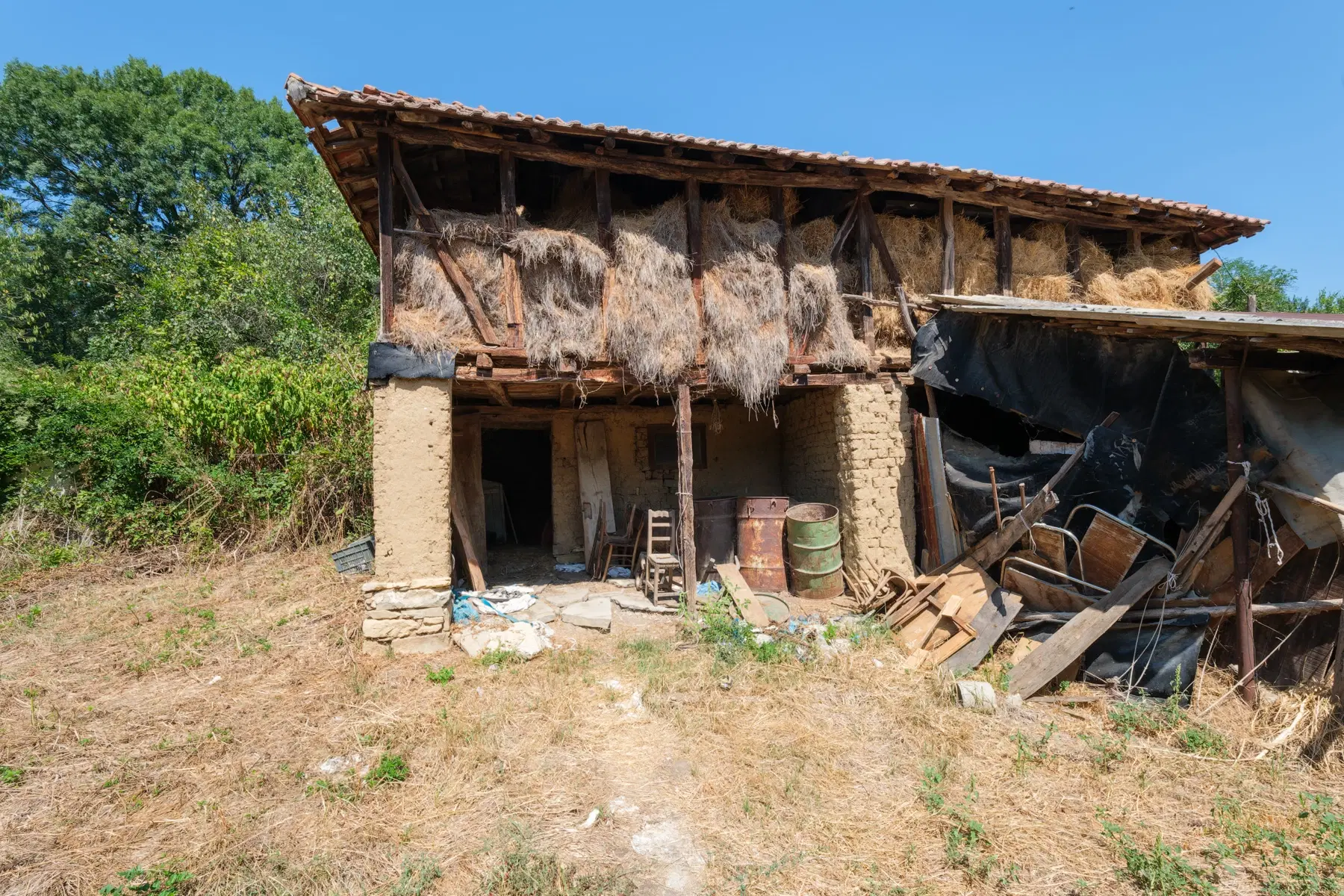 2.726 m² grond, vrijstaand huis & bijgebouwen - Staropatitsa, Vidin - Bulgarije