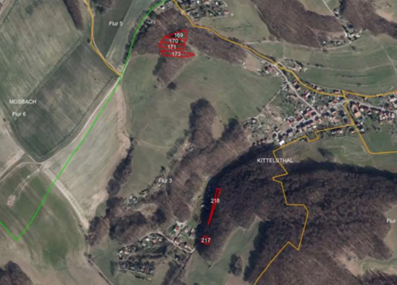 Vooroorlogse bunker met gezamenlijk 6.198 m2 percelen - Kittelstahl - Duitsland