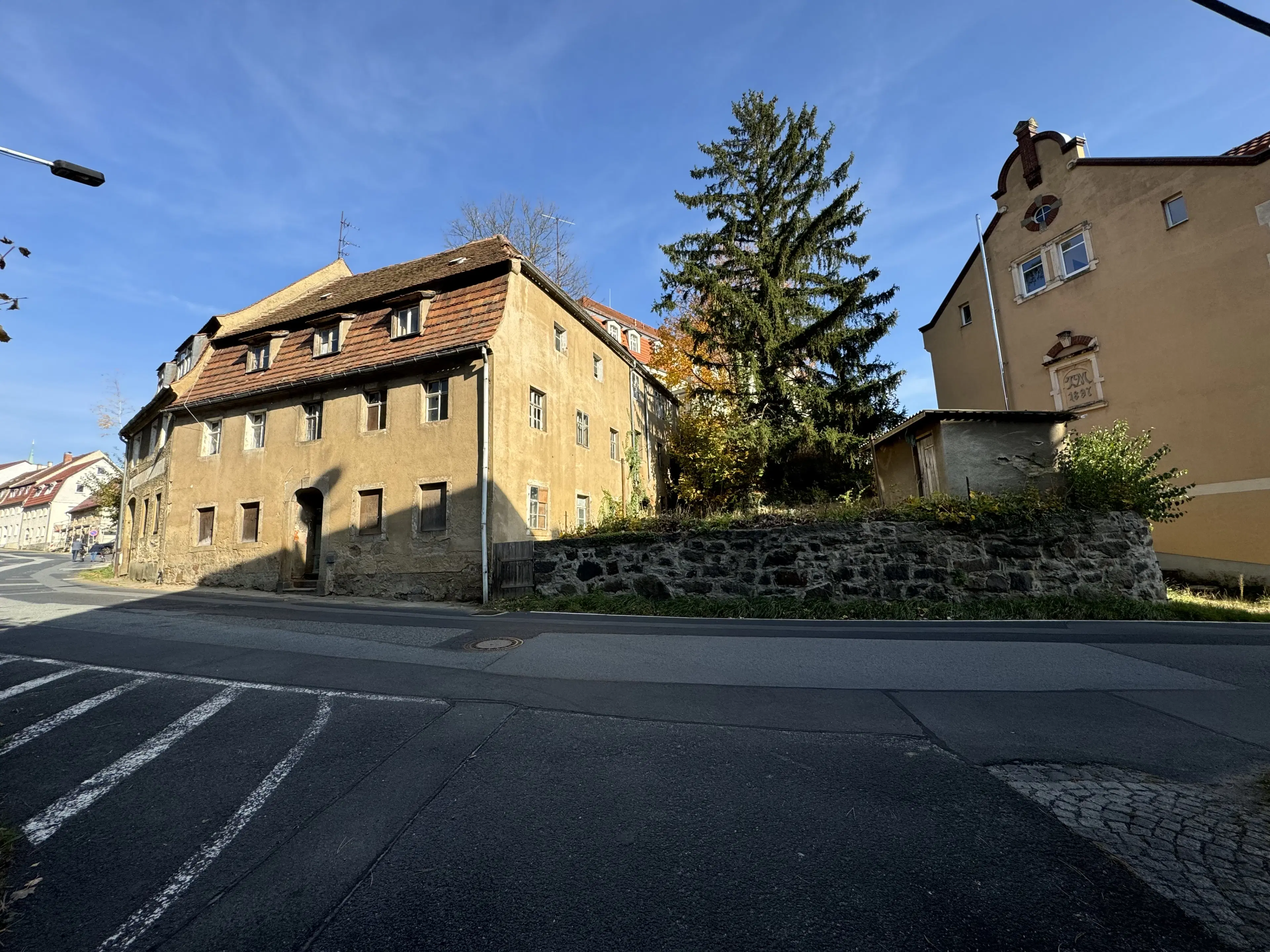 Twee historische panden in het centrum van Löbau - Duitsland