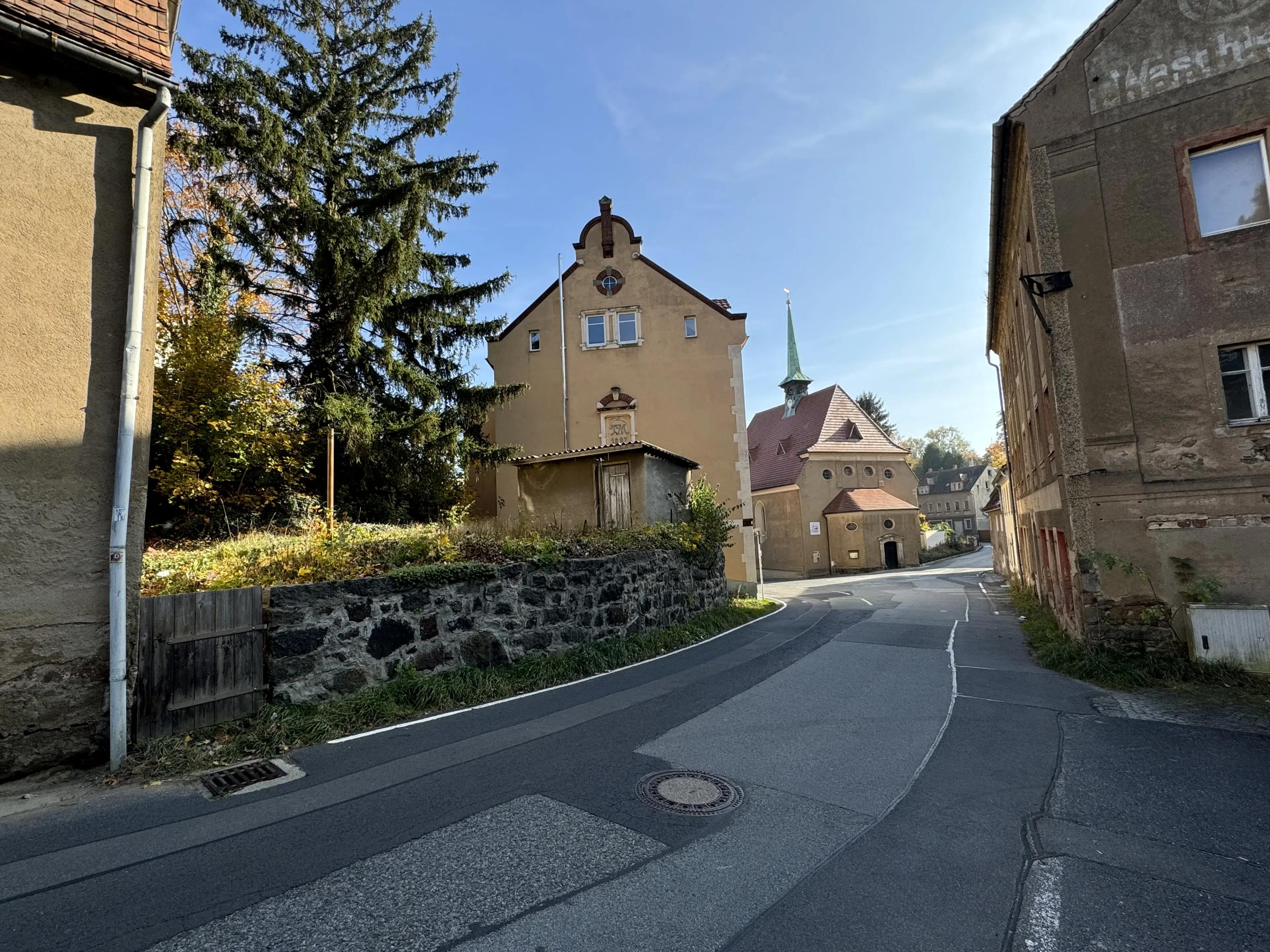 Twee historische panden in het centrum van Löbau - Duitsland