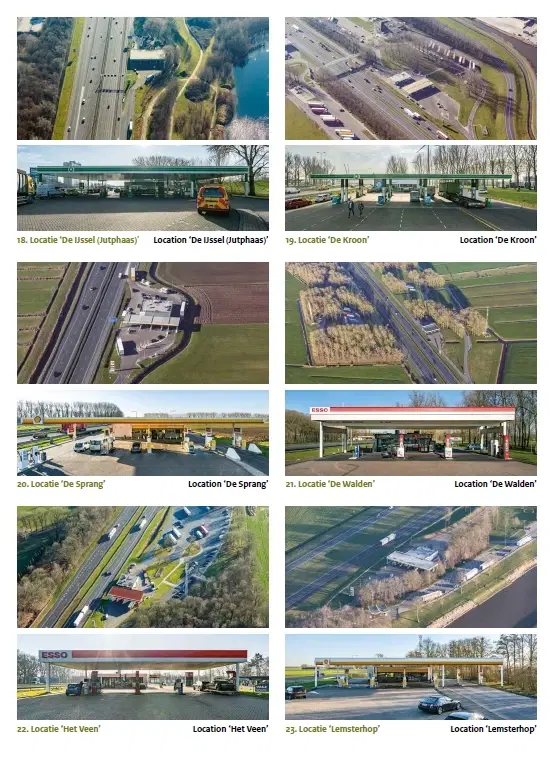 Huurrechten van 27 benzinestationlocaties iov. Rijksvastgoedbedrijf