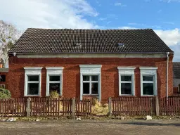 Woongebouw met bijgebouwen op fietsafstand van de Noordzee in Jatznick - Duitsland