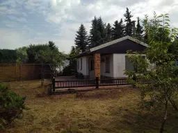 Vakantiebungalow op eigen grond, aan een groot meer in Taltitz, Oelsnitz - Duitsland