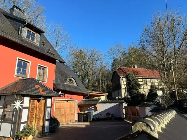 Recreatiehuis nabij Aumatal Sperre Wasser, Weida Liebsdorf, Thüringen - Duitsland