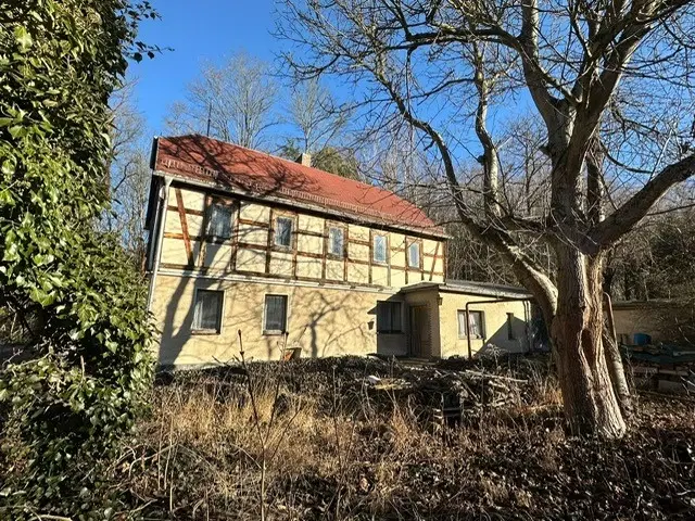 Recreatiehuis nabij Aumatal Sperre Wasser, Weida Liebsdorf, Thüringen - Duitsland