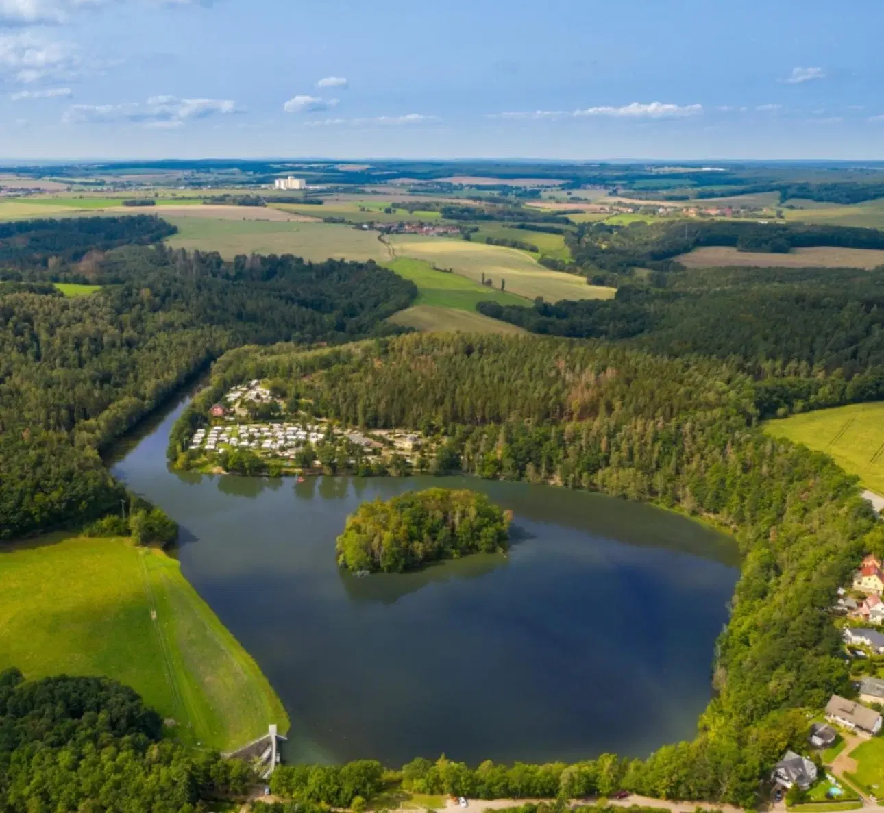 Recreatiehuis nabij Aumatal Sperre Wasser, Weida Liebsdorf, Thüringen - Duitsland