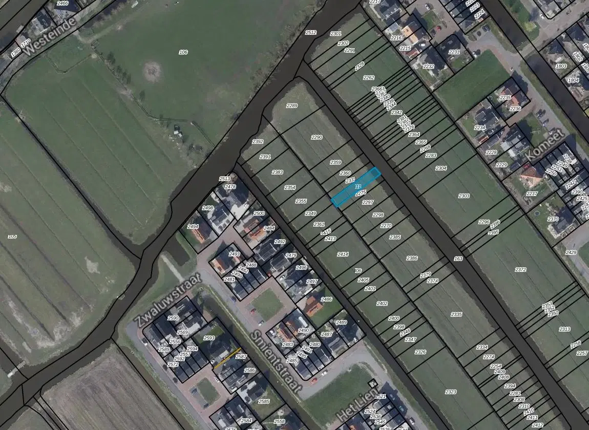 Perceel agrarische grond (perceelnummer 2311) gelegen te Oosthuizen