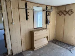 Vakwerkhuis met verpachte garages naast Löbau, Niedercunnersdorf - Duitsland