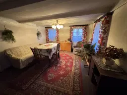 Vakwerkhuis nabij drielandenpunt Duitsland, Tsjechië en Polen in Hirschfelde, Duitsland