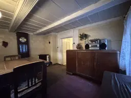 Vakwerkhuis nabij drielandenpunt Duitsland, Tsjechië en Polen in Hirschfelde, Duitsland