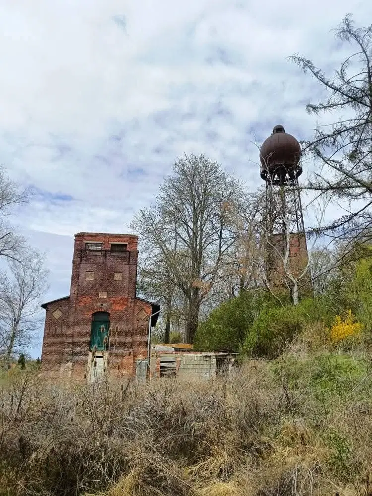 Monumentale watertoren Van Zembschen in Hohenmölsen - Duitsland