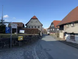 Traditioneel vakwerkhuis in Obercunnersdorf, Bautzen - Duitsland