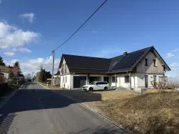 Traditioneel vakwerkhuis in Obercunnersdorf, Bautzen - Duitsland