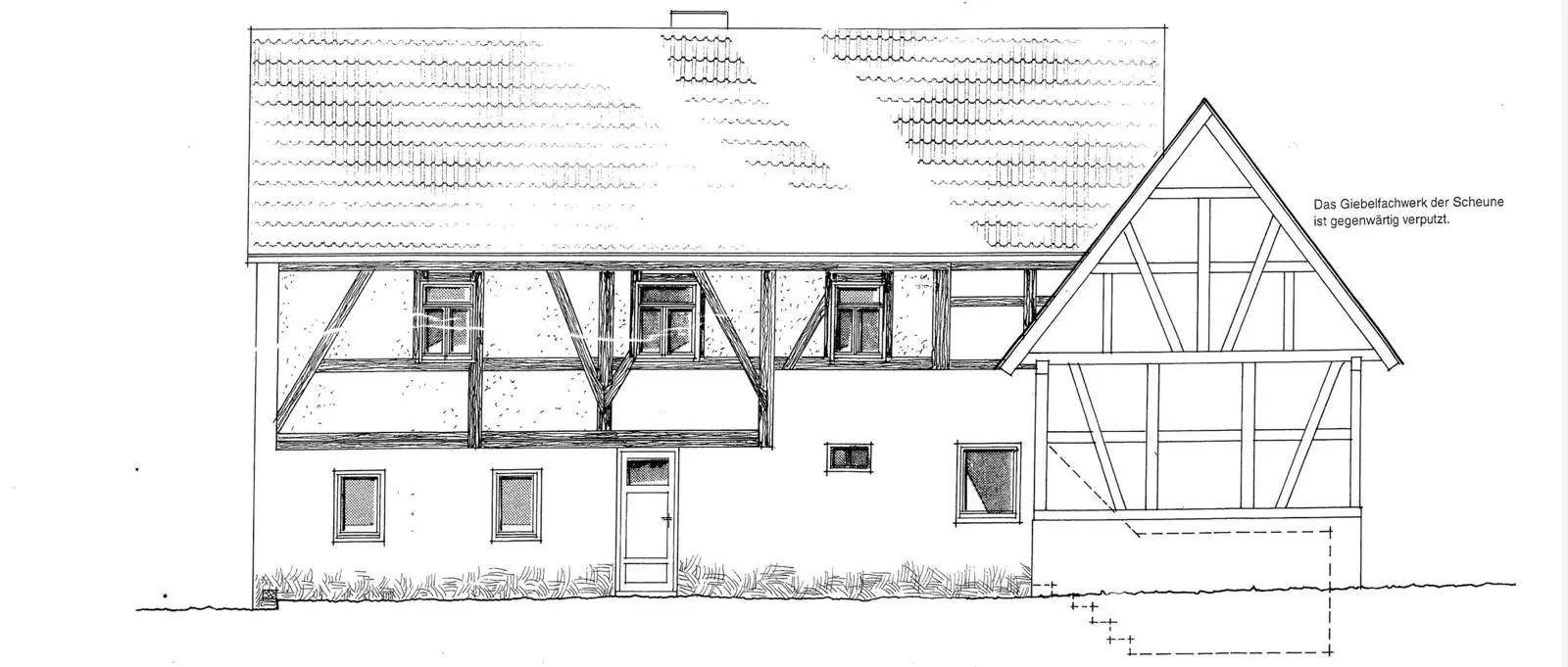 Vrijstaande vakwerkwoning op 290 m² eigendomsperceel in Langenleuba-Niederhain - Duitsland