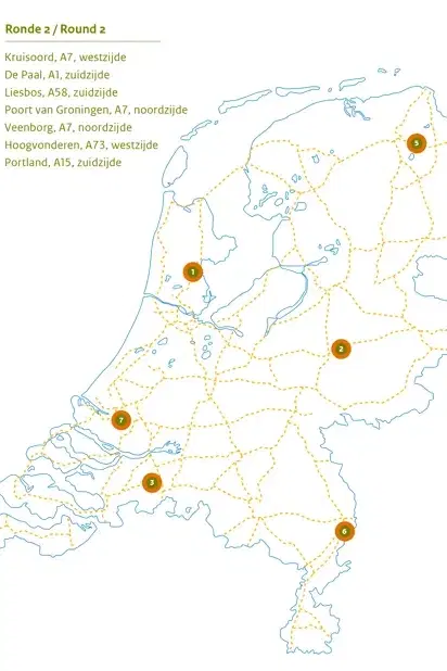 Huurrechten van 7 benzinestationlocaties iov. Rijksvastgoedbedrijf