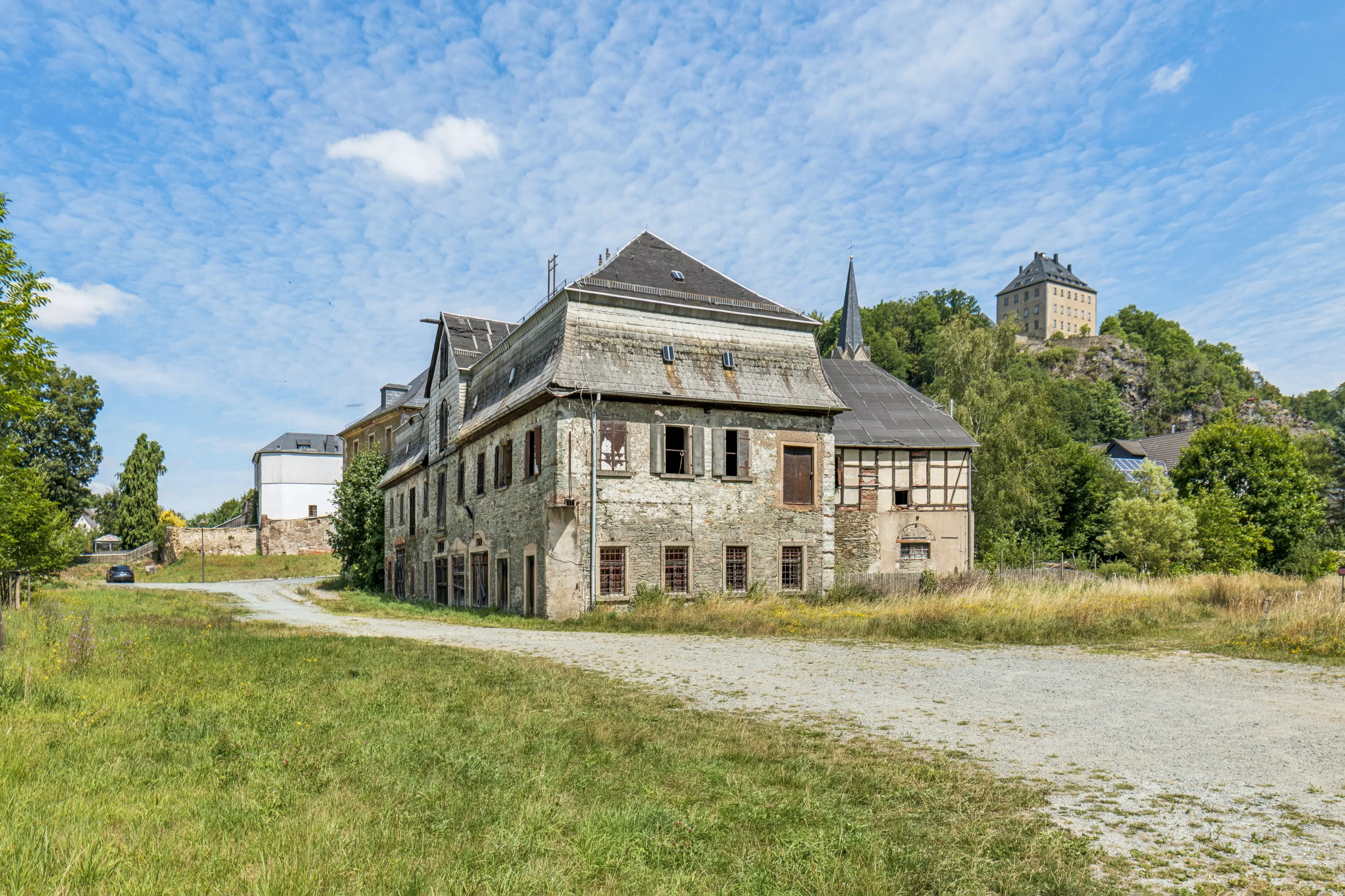 Idealistisch gebouw in Hirschberg, Thüringen - Duitsland