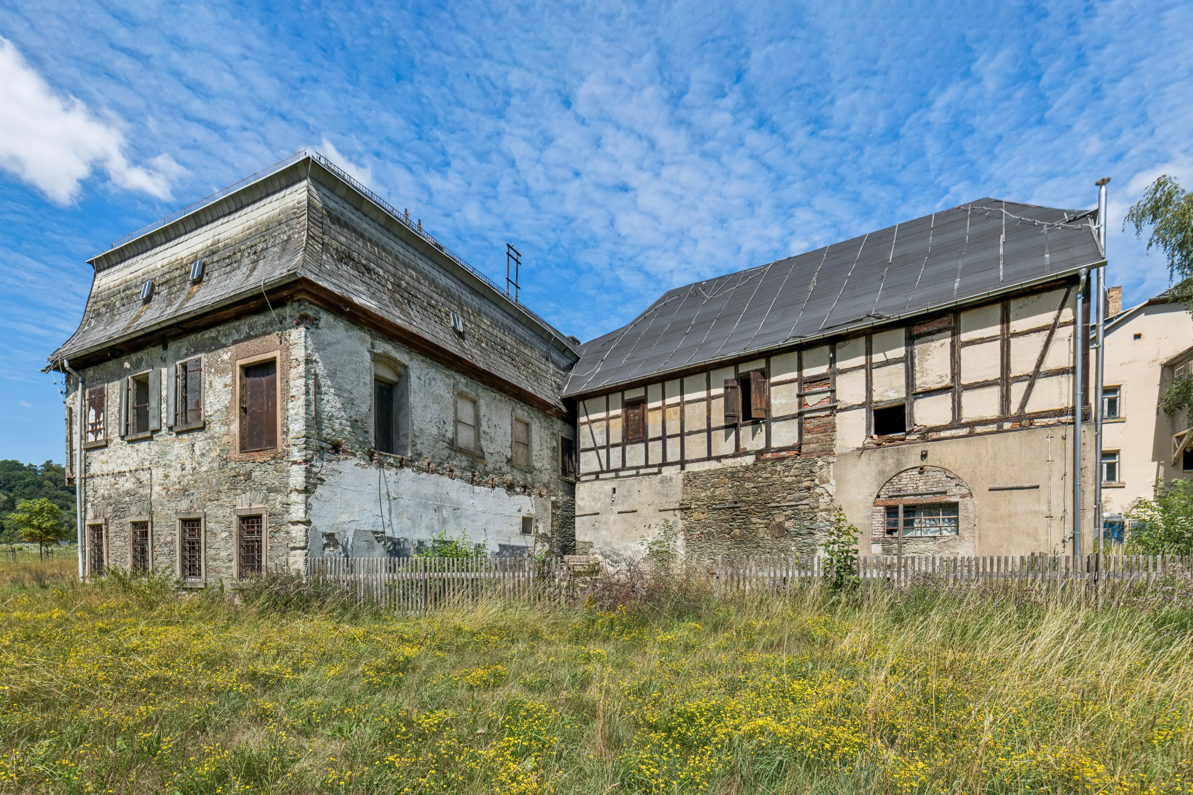 Idealistisch gebouw in Hirschberg, Thüringen - Duitsland