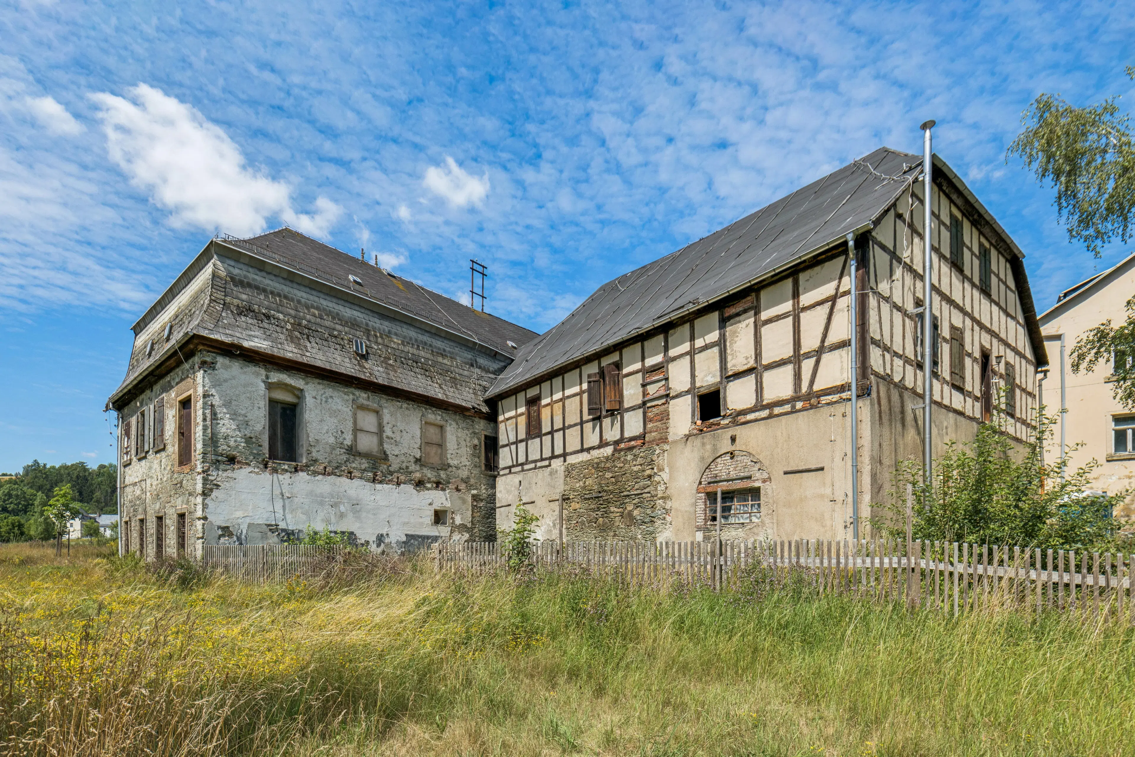 Idealistisch gebouw in Hirschberg, Thüringen - Duitsland