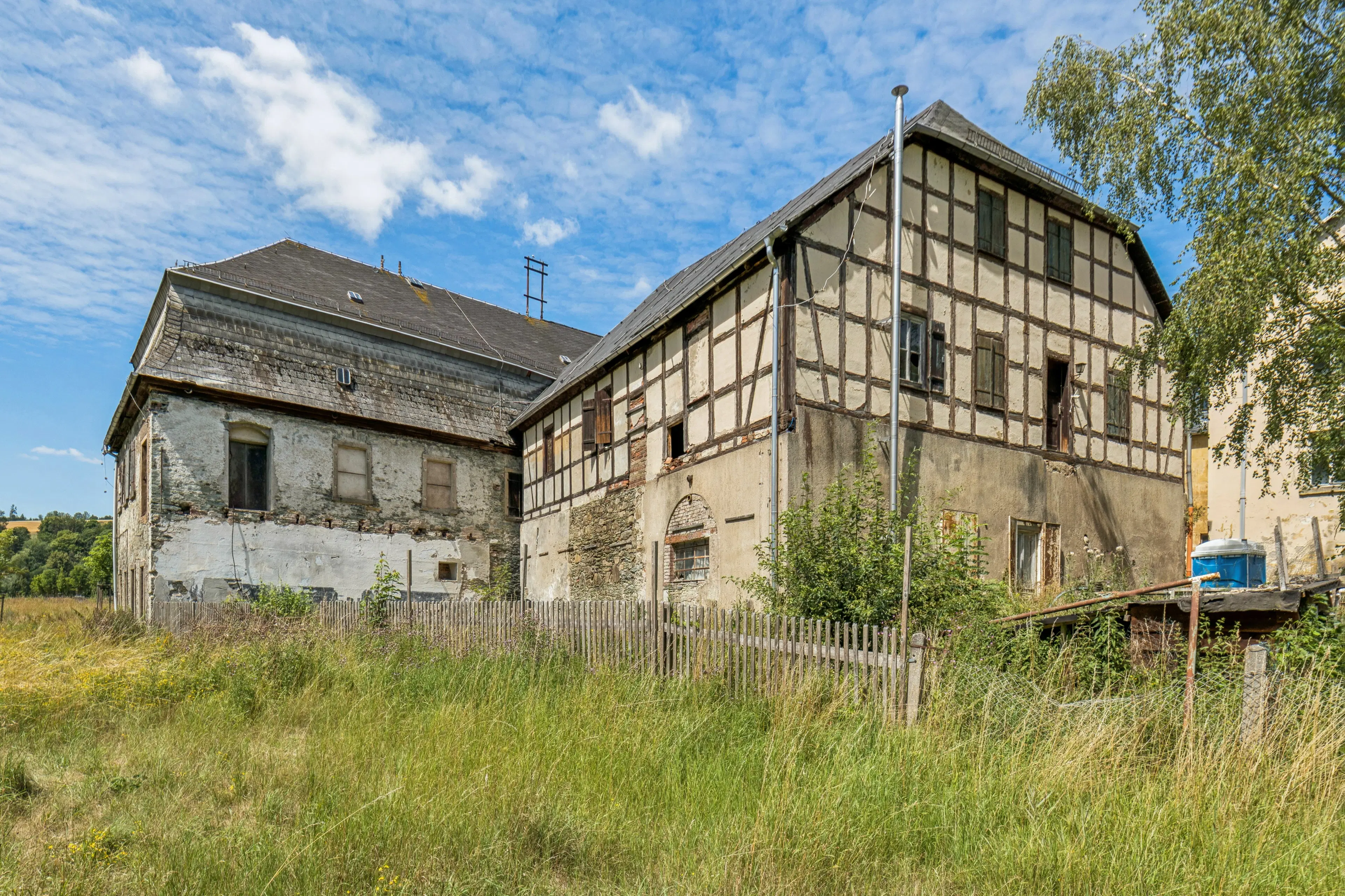 Idealistisch gebouw in Hirschberg, Thüringen - Duitsland