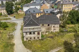 Idealistisch gebouw in Hirschberg, Thüringen - Duitsland