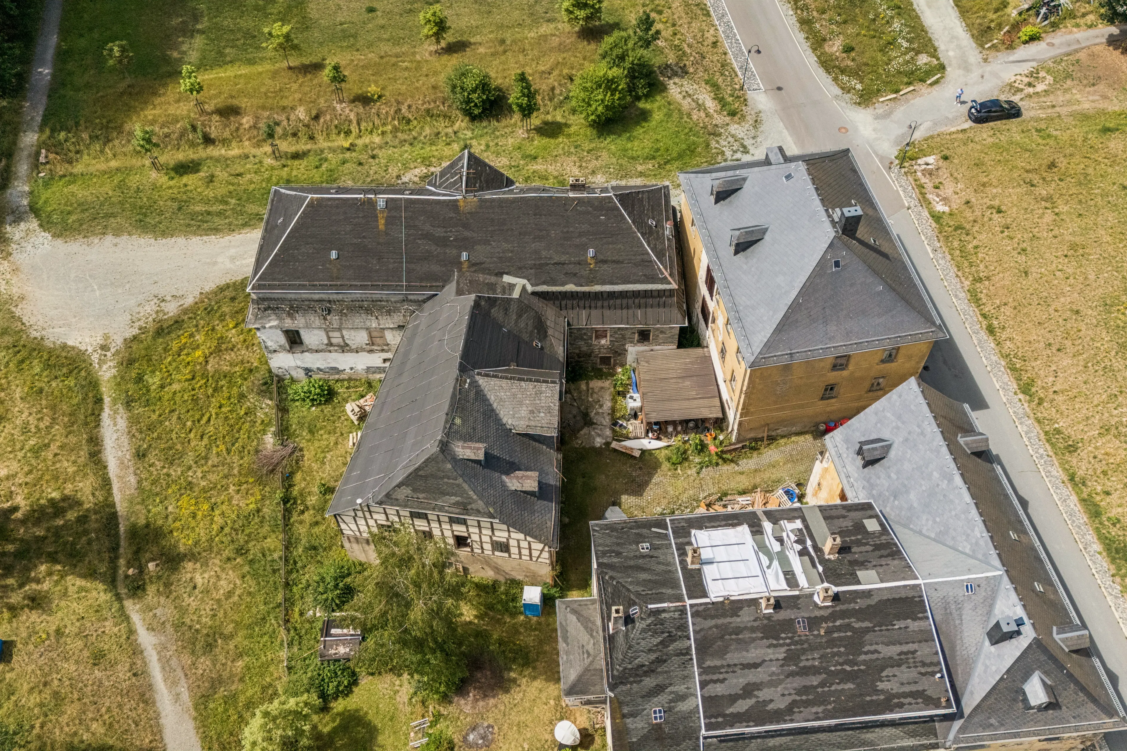 Idealistisch gebouw in Hirschberg, Thüringen - Duitsland