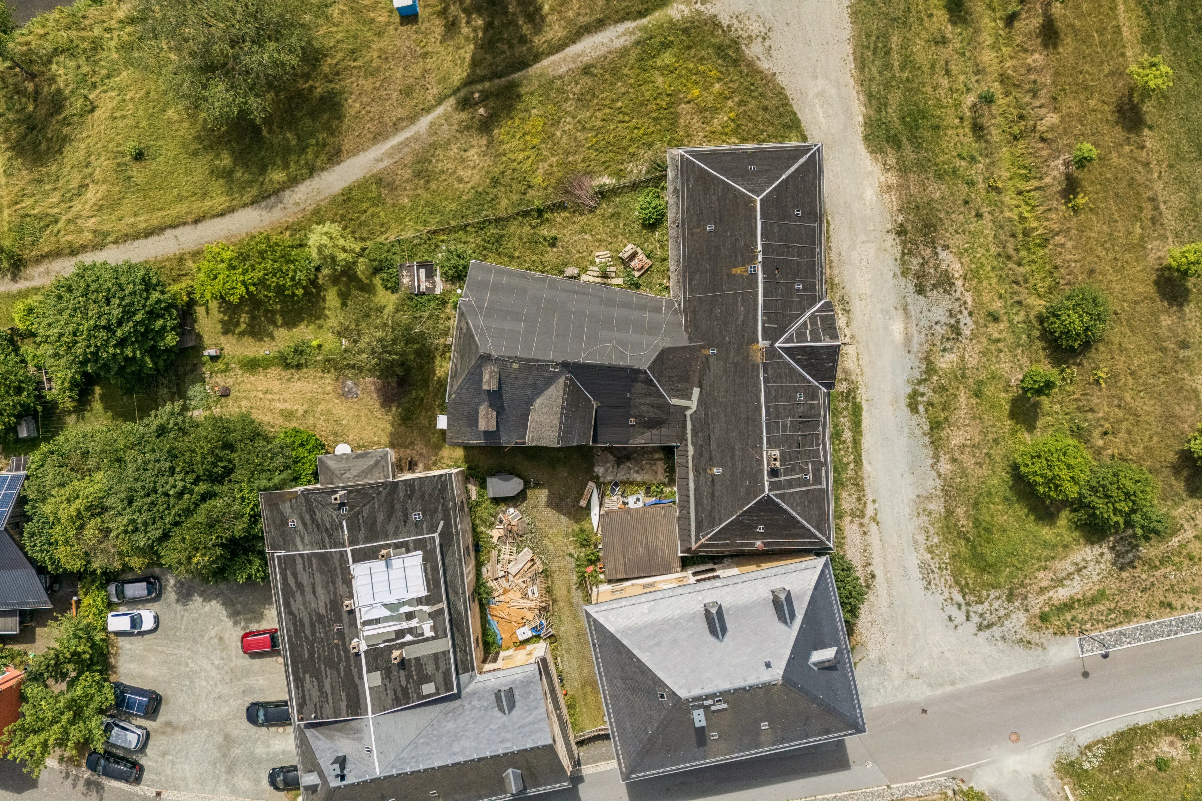 Idealistisch gebouw in Hirschberg, Thüringen - Duitsland