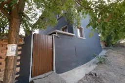 Woning met 2 verdiepingen, bijgebouwen en 2.500 m2 grond in Ostrov-upon-Danube - Bulgarije