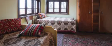 Woning met 2 verdiepingen, bijgebouwen en 2.500 m2 grond in Ostrov-upon-Danube - Bulgarije