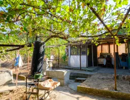 Woning met 2 verdiepingen, bijgebouwen en 2.500 m2 grond in Ostrov-upon-Danube - Bulgarije