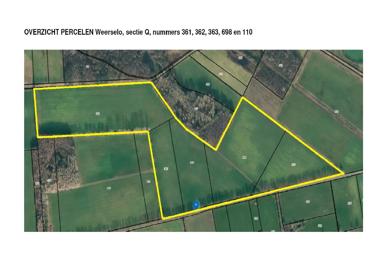 Landerijen nabij Rossum (Overijssel), Rossumermedenweg/Vospeldijk