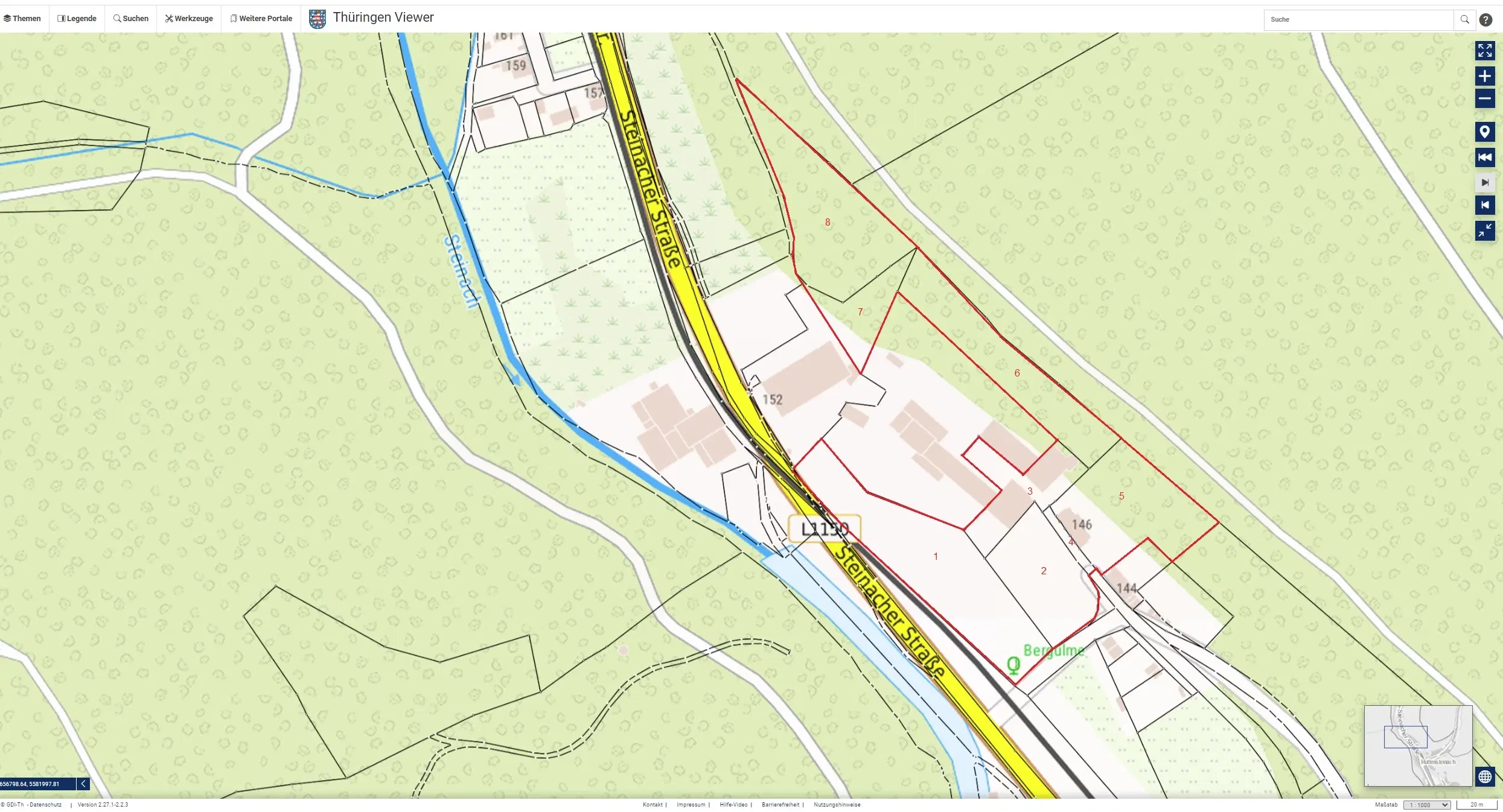 Villa op 1.8 ha perceel, tuin, bos, sauna, bron + bedrijf in Sonneberg - Duitsland