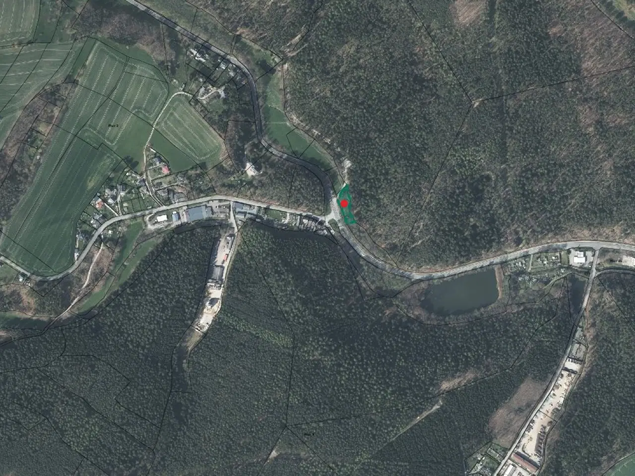 Perceel van 1.429 m² in de natuur van Greiz, Thüringen - Duitsland