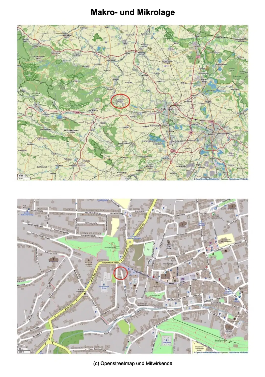 Woonhuis in het centrum van Lutherstadt, Eisleben - Duitsland