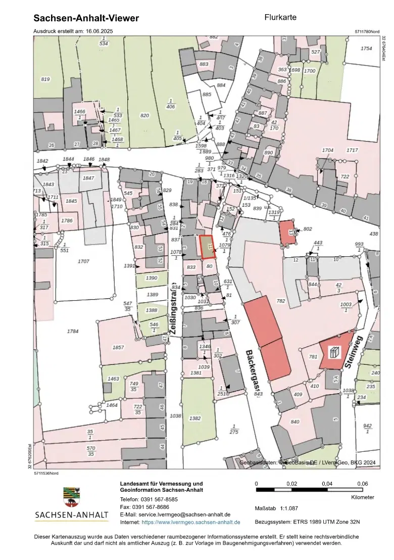 Woonhuis in het centrum van Lutherstadt, Eisleben - Duitsland